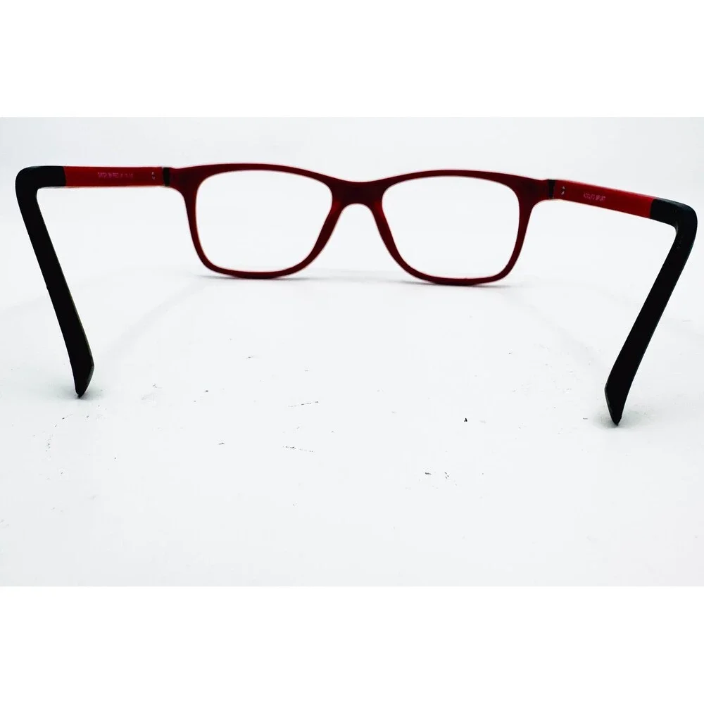 Adolfo Sport Eyeglass Frames Mens Black Red Swish 45-15-125 45mm